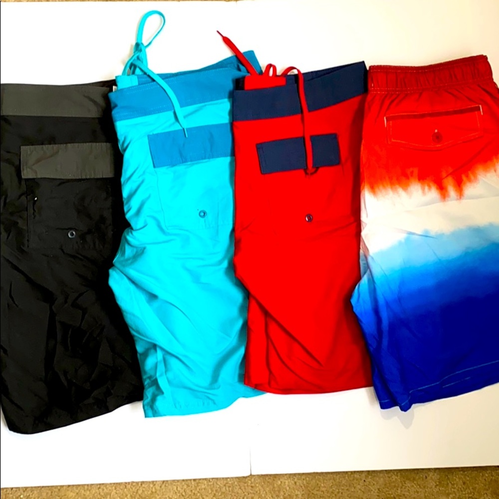 Never used swim trunks old navy $15 for all 4